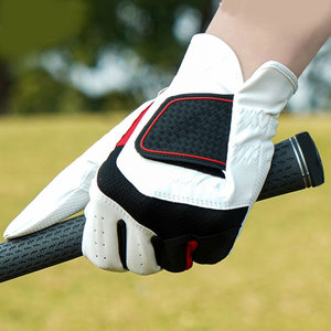 Guante de Golf de Cuero PU Genuino de Primera Calidad al por Mayor, Guante Deportivo para Exteriores OEM, Transpirable, Antideslizante, con Correa de Muñeca Ajustable - Product Image 4