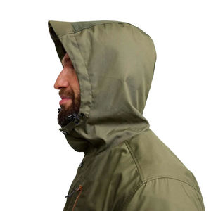 Chaqueta Soft Shell Verde Oliva para Hombre, con Capucha, Impermeable, para Actividades al Aire Libre, Corte Regular, con Bolsillos, para Senderismo y Camping - Product Image 3