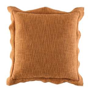 100% Cotton Scallop Woven Slub Cushion Covers Boho Decorative <b>Throw</b> <b>Pillow</b> Covers for Sofa Handmade Cotton Slub Scalloped - Product Image 3