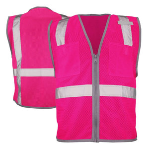 Breathable Windproof High Visibility Reflective Safety Mesh Workwear Construction Traffic Outdoor Vest - Product Image 6