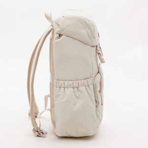 White Quilted Flap <b>Backpack</b> Fashion Casual <b>Backpack</b> Daily All-match Bag - Product Image 3