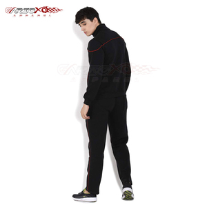Ensemble de survêtement pour homme, veste zippée et pantalon de jogging à taille élastique, élégant, vente en gros - Product Image 2