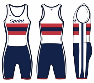 <b>Men</b> One Piece Rowing Suit Printed Sportswear - Product Image 1