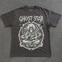 Produsen Industri Sporteria, Kaos Kasual Lengan Pendek 100% Katun, Layanan OEM Kustom, Warna Solid, Sablon Puff