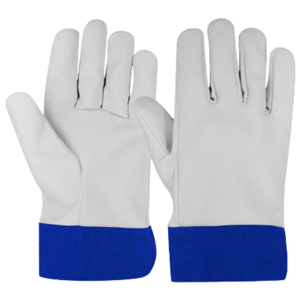Guantes de Soldadura TIG de Cuero de Cabra y Vacuno de 7 oz, con Puño de Seguridad, Transpirables, Protección Personal Contra Abrasión y Calor, en Oferta - Product Image 4