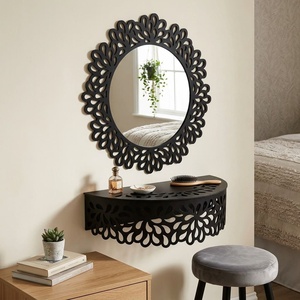 Tocador de Maquillaje de Hierro Forjado Personalizado de Lujo, Mesa de Maquillaje de Metal Forjado a Mano para Dormitorio KHP - Product Image 3