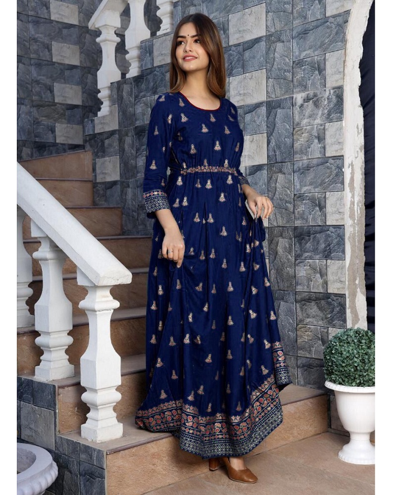 Vestido étnico feminino de bollywood kurta kurti, vestido de grife para mulheres