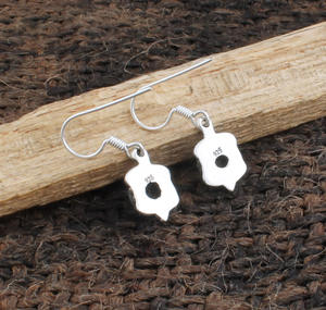 Pendientes Minimalistas de Granate Rojo Dorado, Pendientes Delicados de Citrino en Bruto, Pendientes Estéticos de Piedra del Sol, Regalo para Ella - Product Image 5