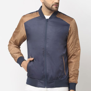 Nueva Chaqueta Bomber de Invierno 2026 para Hombre, con Cuello Alto, Logotipo Frontal, Diseño Personalizado, Servicio OEM de Alta Calidad - Product Image 5