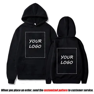 Sudadera con Capucha Personalizada para Hombre, Lisa, con Estampado Personalizado, de Algodón Premium, Tejido Resistente al Viento, Puños y Dobladillo Acanalados, Bolsillo Canguro, Corte Regular, Color Sólido - Product Image 4