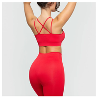 Nouvel arrivage : Ensemble 2 pièces décontracté pour femme en toile unie respirante, short de yoga et de sport, idéal pour la gym et le fitness, séchage rapide, taille mi-haute