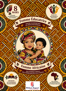Tela africana personalizada con estampado de cera, textil de algodón Ankara para el Día Internacional de la Mujer, fabricante OEM ODM, venta al por mayor - Product Image 5