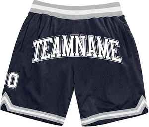 Wholesale Price Men's Embroidered Zipper Basketball Wear High Quality <b>Mesh</b> Polyester Quick Dry Men's Shorts - Product Image 3