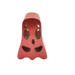 Linterna de Cerámica con Diseño de Fantasma de Dibujos Animados para Halloween, Portavelas LED, Decoración de Mesa Espeluznante y Adorable para Fiestas en Casa, Exhibición de Temporada - Product Image 2