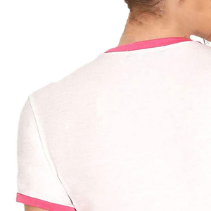 Camiseta Corta de Cuello Redondo y Color Sólido para Mujer, Ajustada, de Punto Acordonado, Básica, Informal, para Verano - Product Image 3