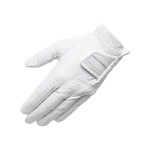 Gants de golf personnalisés pour hommes en cuir imperméable, ajustement parfait, pour main gauche ou droite, avec logo en caoutchouc, en cuir Cabretta - Product Image 6