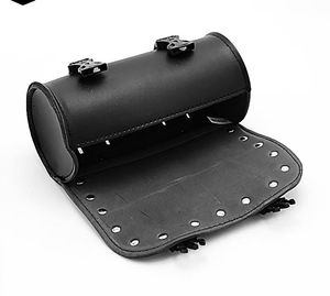 Bolsa de sillín de cuero PU para bicicleta de montaña, doble, con múltiples bolsillos, cremallera a rayas y correa ajustable, ¡gran oferta! - Product Image 2