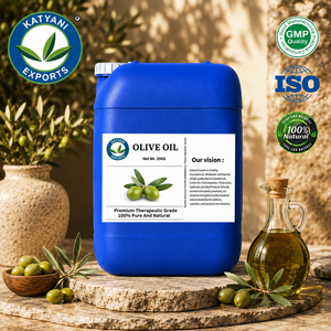 Huile d'olive vierge extra pressée à froid de qualité supérieure – Fournisseur B2B en gros pour les soins capillaires et l'usage industriel – Prix en gros par Katyani Exports - Product Image 3