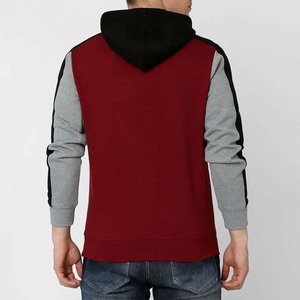 Nouveauté, sweat-shirts pour hommes de haute qualité, brodés, écologiques, couleur contrastée, best-sellers, en coton/polaire - Product Image 3