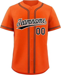 Cheap Custom Sublimated Print Team Logo Full Button up 100% <b>Polyester</b> Baseball Jerseys sportswear jersey - Product Image 5
