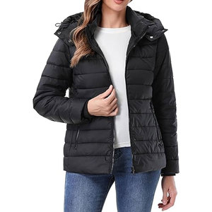 Chaqueta de Invierno para Mujer, Ligera, Impermeable, Acolchada, Chaqueta Corta de Plumón para Mujer, Chaqueta de Invierno Cálida, Informal y Cómoda - Product Image 5