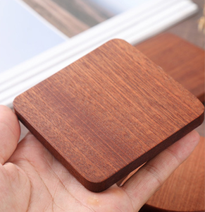 Sous-verres et dessous de plat en bois bohème - Diamètre personnalisable, épaisseur 10 mm, réglables et faits à la main - Product Image 4