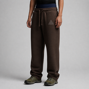 Wholesale Price 100% Cotton Canvas Casual Comfortable Straight Wide Leg Mid Waist Breathable Eco-Friendly Fleece Heavyweight - Product Image 5