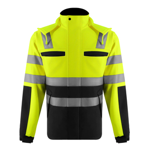 Customized Outdoor Protective Work Wear Construction <b>Worker</b> Safety <b>Jacket</b> Wholesale Multi Pockets <b>Jacket</b> - Product Image 1