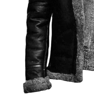 Nouvelle Veste Biker en Cuir Véritable pour Homme, Mode Hiver 2025, Style Urbain, Unisexe, Col Montant, Coupe-Vent, Logo Personnalisé sur le Devant, Vente en Gros - Product Image 4