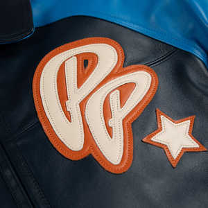Chaquetas de Cuero Cortas Personalizadas al por Mayor para Hombre, Estilo Retro Vintage, Casual, con Cierre, Bordado con Motivos de Motocicleta, para Invierno - Product Image 6