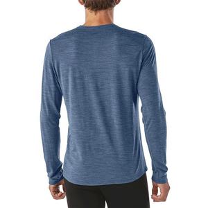 Men's Breathable <b>100</b>% Cotton Long Sleeve T <b>Shirt</b> Custom Logo Premium Casual Clothing - Product Image 5