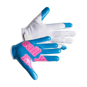 Guantes de Fútbol Americano Personalizados con Diseño de los Panthers, Guantes de Receptor con Impresión 'Call Your Mom', Nombre Personalizado, Super Agarre - Product Image 2