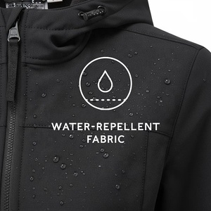 Women's Hooded Softshell Jacket Reversible Zip Up Outerwear Windproof Breathable Waterproof for Spring Winter - Product Image 6