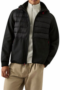 Chaqueta acolchada con capucha para hombre, abrigo de invierno aislado, fabricante de chaquetas acolchadas resistentes al agua, exportador 100% algodón por AKO - Product Image 3