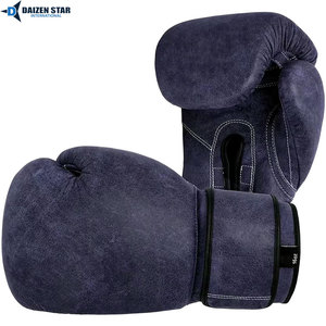 Green Suede Boxing Gloves 16oz Lace-Up Training Gear for Adults Breathable Wrist Support - Product Image 4