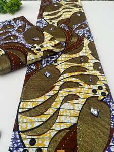 Tissu en coton imprimé africain Ankara de haute qualité du Sénégal pour la confection de vêtements Hollandais - Product Image 6