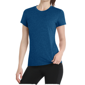 Camisetas de Mujer 100% Algodón con Peso de Tela Medio, Manga Corta para Yoga, Gimnasio, Sin Costuras, de Alta Calidad - Product Image 5