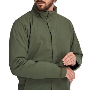 Veste tactique camouflage à capuche en toile écologique sur mesure, taille plus, unisexe, imperméable, respirante, avec fermeture éclair, doublure d'hiver, pour l'extérieur - Product Image 2