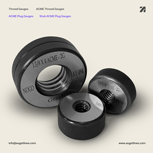 External ACME <b>Thread</b> Ring Gauge Set High Accuracy Go No Go Measuring <b>Tool</b> for Industrial and Production Use - Product Image 3