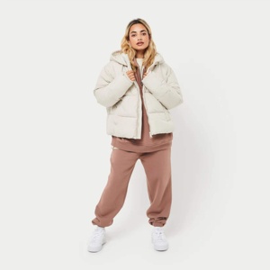 Women's Hooded <b>Quilted</b> Puffer Jacket Solid Color Standard <b>Winter</b> Wear Full Sleeve Zipper Closure Regular Length Eco-Friendly - Product Image 6