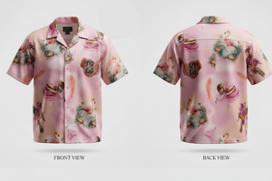 Camisa de Vestir con Botones y Diseño de Logotipo Personalizado, Ropa de Playa, Estilo Hawaiano Informal, Camisas Ligeras de Moda Urbana - Product Image 6