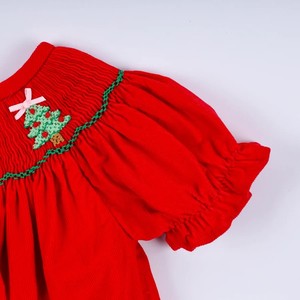 Mono de pana rojo estampado para bebés, mono infantil con botones a presión en las patas, conjunto de invierno - Product Image 4