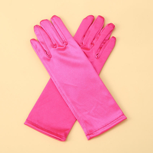 Wholesale Price Elbow <b>Long</b> Bridal Full-<b>Long</b> Fashionable Spandex/Polyester Unisex Black Evening <b>Gloves</b> - Product Image 3