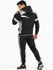 Sweat-shirt à capuche pour homme SINEWY, brodé, 100% polyester, coupe classique, poche, manches longues, vêtement décontracté pour l'automne - Product Image 2