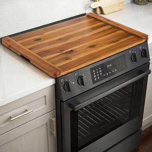 Premium Acacia Wooden <b>Stove</b> Top Cover For Gas <b>Stove</b>, Electric <b>Stove</b> Decorative Tray for Counter Space from Vietnam - Product Image 2