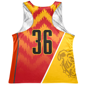 Double Layer Sublimation Lacrosse Pinnies Reversible Sublimation Lacrosse Pinnies OEM Bulk Order Team Practice Tank <b>Top</b> Vest - Product Image 5