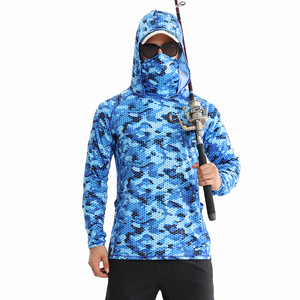Traje de Pesca Casual con Capucha y Estampado Sólido, con Protección Solar y Camiseta Ligera y Transpirable para Mujer, para Pesca al Aire Libre - Product Image 4