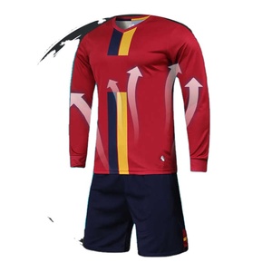 Maillot personnalisé de haute qualité Survêtement de football Maillot de football à séchage rapide Uniforme de football à manches longues - Product Image 5