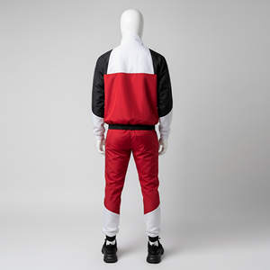 Conjunto de Sudadera con Capucha y Pantalones de Chándal de Nylon Personalizados OEM para Hombre y Mujer, Tallas Regulares y Grandes, Varios Colores, Chaqueta Cortavientos Apilada - Product Image 4