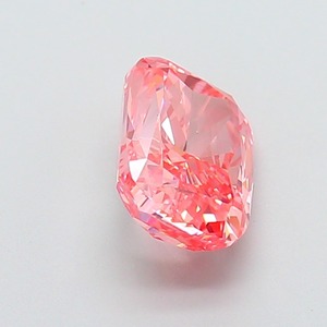 Diamant rose vif fantaisie modifié en forme de coussin de 2,63 carats, cultivé en laboratoire CVD, clarté VS1, excellente taille, pierre précieuse non montée pour la création de bijoux - Product Image 4